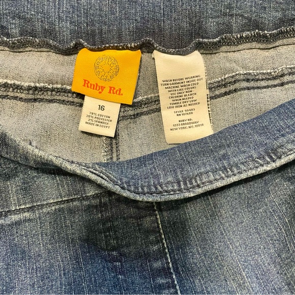 Ruby Rd. Dark Blue Jeans - Picture 4 of 5